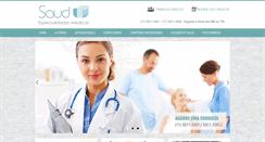 Desktop Screenshot of clinicasaud.com.br